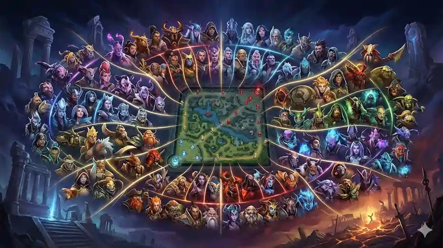 Все герои Дота 2